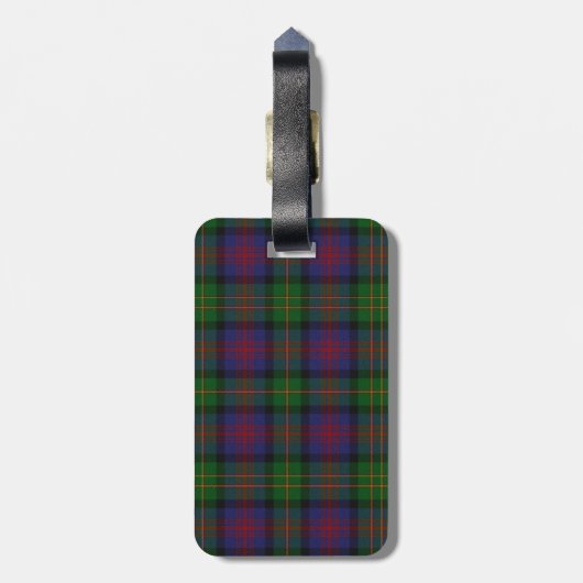 Logan Tartan Plaid Bagagelabel (Achterkant verticaal)