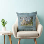 Logan Temple, Blue tone Kussen (Stoel)