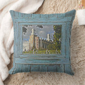 Logan Temple, Blue tone Kussen (Deken)