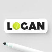 Logan Tennis Naamplaatje (In situ)
