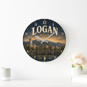 Logan Utah college town Grote Klok (Huis)
