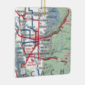 Logan Utah Keramisch Ornament (Rechts)