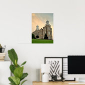 Logan Utah, LDS Temple Poster (Thuiskantoor)