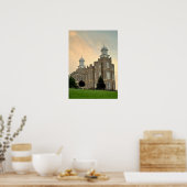 Logan Utah, LDS Temple Poster (Keuken)