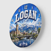 Logan Utah Mountain Grote Klok (Hoek)