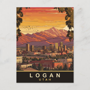 Logan, Utah, Reizen Briefkaart
