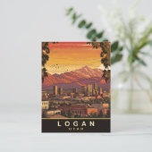 Logan, Utah, Reizen Briefkaart (Staand voorkant)