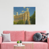 Logan Utah Temple Painting™ LDS Muurschildering Ca Canvas Afdruk (Insitu (Woonkamer))