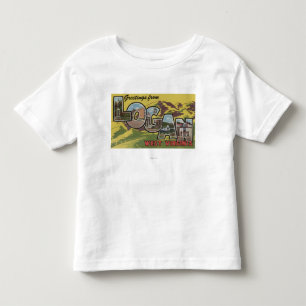 Logan, West Virginia - Grote Letter-scènes Kinder Shirts
