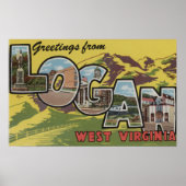 Logan, West Virginia - Grote Letter-scènes Poster (Voorkant)