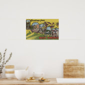 Logan, West Virginia - Grote Letter-scènes Poster (Keuken)