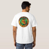 Logan's Flaming Spartan Circle T-shirt (Achterkant volledig)