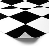 Logarithmic Checkered Spiral Var. 2 Poster (Hoek)