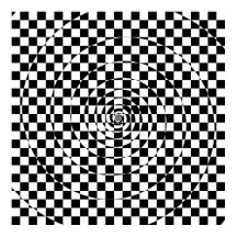 Logarithmic Checkered Spiral Var. 2
