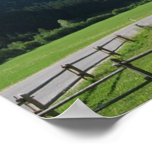 Logarska dolina Slovenië Poster (Hoek)