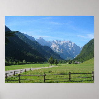 Logarska dolina Slovenië Poster