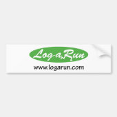 Logarun.com-Bumpersticker Bumpersticker (Voorkant)