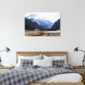 Logarvallei in Slovenië Canvas Afdruk (Insitu (Slaapkamer))