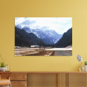Logarvallei in Slovenië Canvas Afdruk (Insitu (Woonkamer))