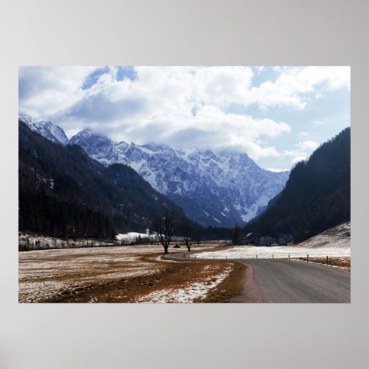 Logarvallei in Slovenië Poster (Voorkant)