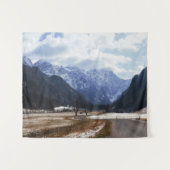 Logarvallei in Slovenië Wandkleed (Voorkant (horizontaal))