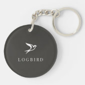 LOGBIRD — Acrylsleutelhanger Sleutelhanger (Achterkant)