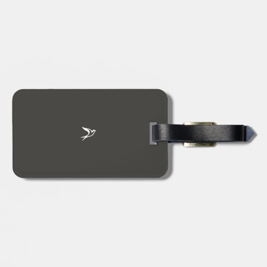 LOGBIRD — Bagage Label (Achterkant horizontaal)