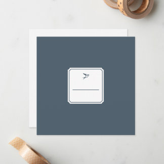 LOGBIRD — Travel Log Card (Navy) Notitiekaartje