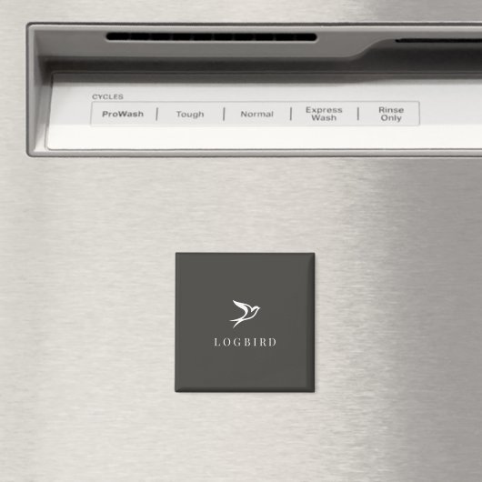 LOGBIRD — Vierkante magneet (Insitu (Vaatwasser))