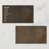 Logboek, graan visitekaartje (Voorkant / Achterkant)