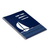 Logboek kapitein (jouw naam) notitieboek (Rechterzijde)