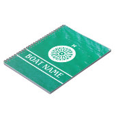 Logboek kapitein — kompas notitieboek (Linkerzijde)