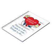 Logboek moedermaatschappij in training voor notebo notitieboek (Linkerzijde)