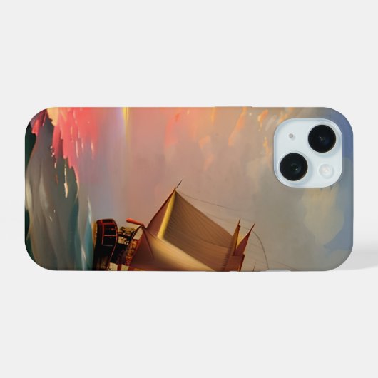 Logboek van de kapitein iPhone 15 case (Achterkant horizontaal)