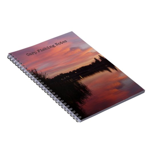 Logboek van vangst en voorwaarden van karper Vist Notitieboek (Rechterzijde)