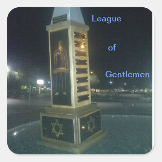 LOGBOEK VIERKANTE STICKER