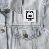 Logboekblokken Vierkante Button 5,1 Cm (In situ)