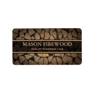 Logboeken Firewood Supply Address / Product Label 