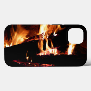 Logboeken in de vuurfoto van de Fireplace Case-Mate iPhone Case