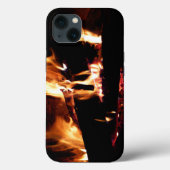 Logboeken in de vuurfoto van de Fireplace Case-Mate iPhone Case (Achterkant)