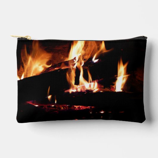 Logboeken in de vuurfoto van de Fireplace Etui (Voorkant)