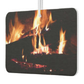 Logboeken in de vuurfoto van de Fireplace Luchtverfrisser (Links)