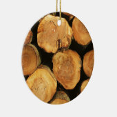Logboeken Keramisch Ornament (Rechts)