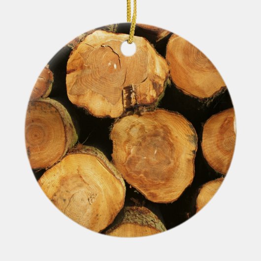 Logboeken Keramisch Ornament (Voorkant)