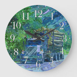 Logboekgoederensluis voor vrachtwagens grote klok