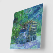 Logboekgoederensluis voor vrachtwagens vierkante klok (Hoek)