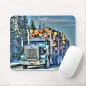 Logboekoprit voor vrachtwagens Art II Muismat (Met muis)