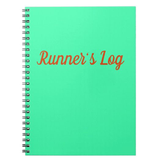 Logboekregistratie van de gebruiker - Blauw spiraa Notitieboek (Voorkant)