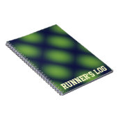 Logboekregistratie van groene Runner-laptop — Spir Notitieboek (Rechterzijde)