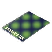 Logboekregistratie van groene Runner-laptop — Spir Notitieboek (Linkerzijde)